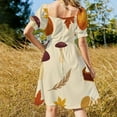 thumbnail image 4 of Cartoon Yellow Duck Pattern Summer Women's Dress 2025 Elegant Dresses Plus Sizes, 4 of 7
