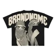 thumbnail image 3 of Camiseta Harajuku Y2K para hombre, estilo hip hop, gótico, con estampado gráfico, de algodón de gran tamaño, estilo punk, de manga corta, estilo informal, 3 of 5