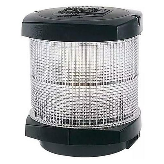 Marine All Round White Light/Anchor Navigation Lamp- Incandescent - 2nm - Black Housing - 12V