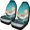 Moon Mountain, variant on Yuyamidu Sea Turtle Car Cover Set 2 PCS Pink Hibiscus Car Bucket Seat Decoration Waterproof Automotive Interior Protection for Women Men