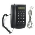 thumbnail image 1 of Extensión telefónica para negocios de hotel, sin identificador de llamadas, teléfono residencial para familias de hotel (negro), 1 of 14