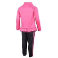 thumbnail image 2 of adidas Girls Tricot Jacket and Pant Set Magenta/Black, 4T, 2 of 2