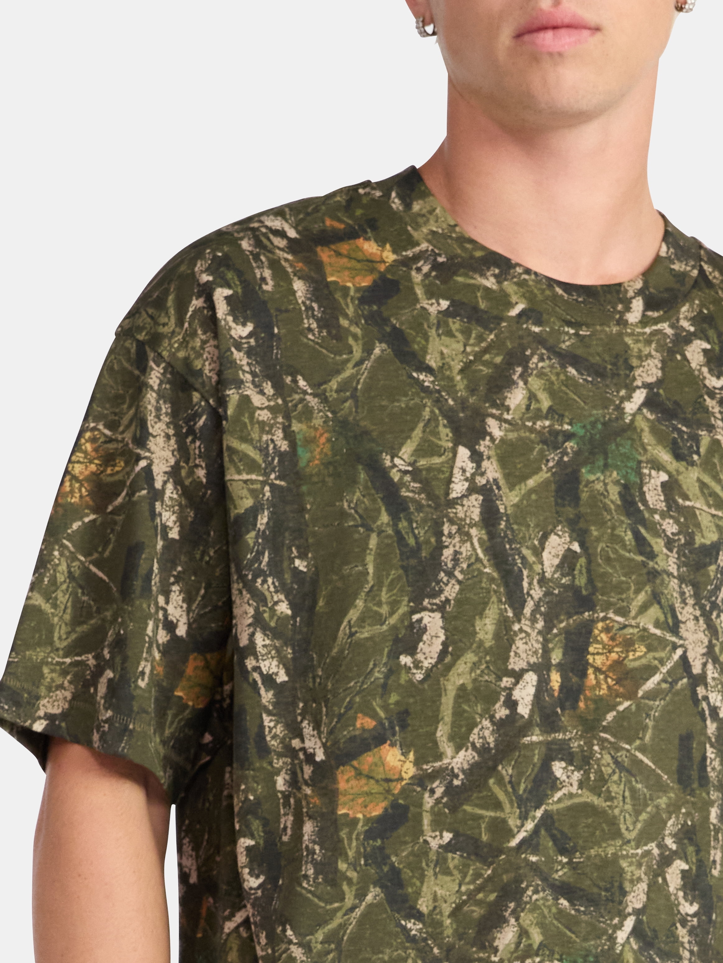 No Boundaries All Gender Cotton Oversize Tee with Short Sleeves, Men's and Big Men's