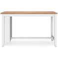 thumbnail image 3 of Signature Design by Ashley Gesthaven Counter Height Dining Table with Butcher Block Top, White, 3 of 9