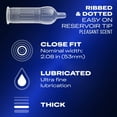 thumbnail image 3 of Durex Intense Sensation Extra Large Dots Lubricated Latex Condoms, 3 Count, 3 of 13