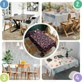 thumbnail image 4 of Breast Cancer Rectangle Tablecloth 60"x84",Waterproof Polyester Rectangle Table Cloth, Wipeable Spillproof Polyester Tablecloth for Dining, Camping, Indoor and Outdoor, 4 of 5