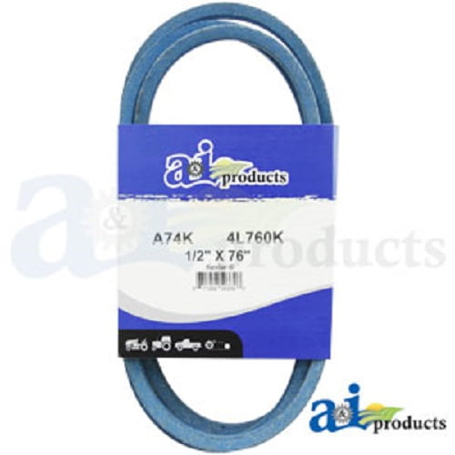 V BELT A62K A-SECTION MADE WITH KEVLAR BLUE 1//2/" X 64/"