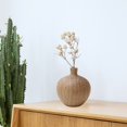 thumbnail image 5 of Btomtd Wooden Vases as Home Decoration Pieces, Natural Finish Tabletop Vase and Ornament, Wood Flower Pot Container for Room Decor, A, 5 of 6