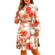 thumbnail image 1 of WILLBEST Vestidos Vestido Largo de Cuello Alto con Volantes y Estampado Floral Dulce para Mujer Fresco y con Estilo Grande​​, 1 of 3