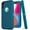 Teal, variant on Entronix Heavy Duty Case Designed for iPhone X/XS Shockproof Triple Layer Rugged Case, Teal