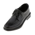 thumbnail image 1 of Zapatos de vestir masculinos Zulema PU cuero Cabeza cuadrada Zapatos de figura de acción masculina, 1 of 8