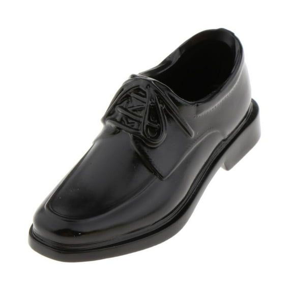 Esquirla MagiDeal Custom 1/6 Male Dress Shoes Black PU Leather Action Figure Doll Garment Square Head