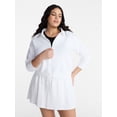 thumbnail image 2 of Avia Women's and Women's Plus Zip Front Pique Knit Jacket, Sizes XS-4X, 2 of 7