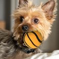 thumbnail image 3 of Shulemin - Juego de 3 pelotas chirriantes para perros, resistentes a las mordeduras, de goma de alta elasticidad, para perros pequeños y medianos, pelota deportiva para entrenamiento de mascotas, 3 of 8
