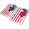 3 Corn Hole & Bean Bag Toss Set - Lightweight & Portable Aluminum - By Trademark Innovations (American Flag, Without Case)