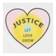 thumbnail image 3 of Playera Para Niña Justice Manga Corta Estampado Corazon Blanco Talla 14, 3 of 3