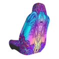 thumbnail image 2 of Honeii Elephant in Tribal Style Print Car Seat Cover,Car Interior Covers,Universal Fit Seat Protector, Compatible with Most Cars, SUVs, Trucks, and Vans, 2 of 5