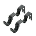 thumbnail image 2 of 2 Pcs Support de Tringle à Rideau Double Support de Tringle à Rideau Double Accessoires de Rideau pour Salon Chambre, 2 of 5