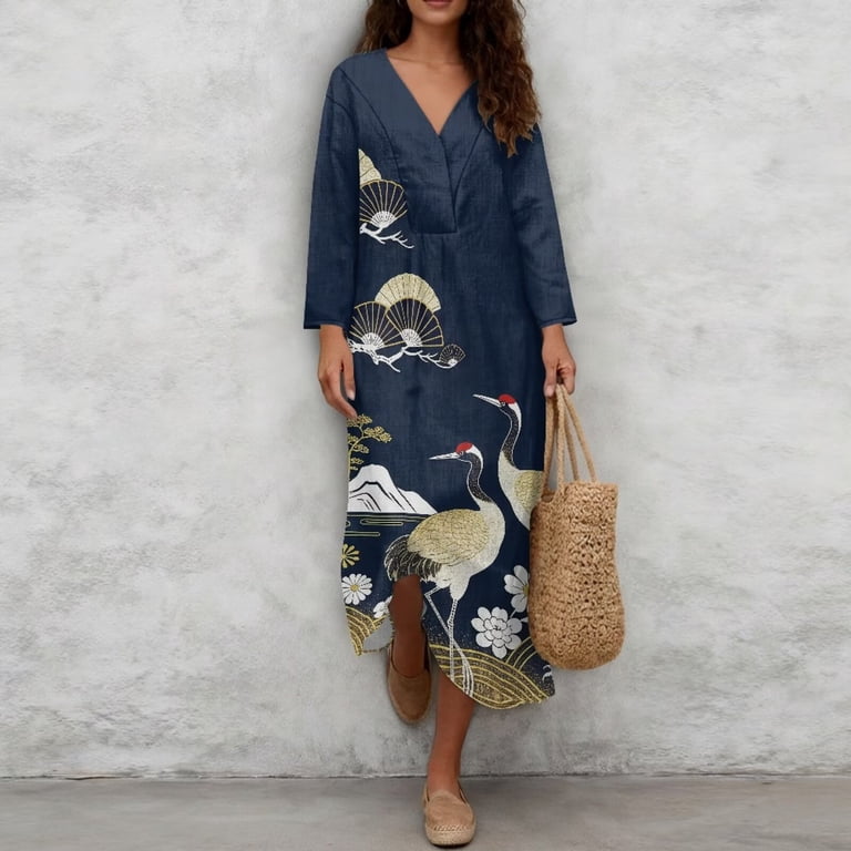 navy blue dress with daisies Daisy Print Dress: Navy Floral Summer Style (Puff Sleeves, Mini Length)