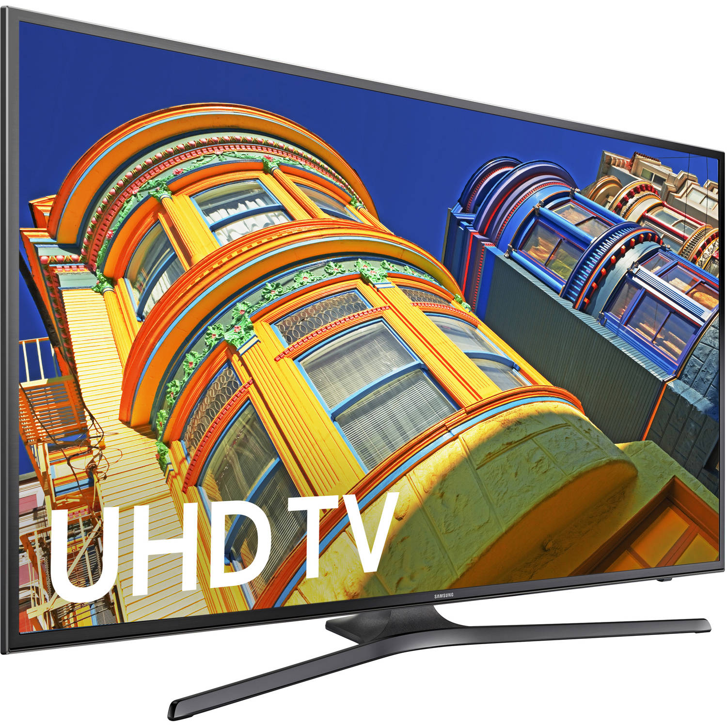 Samsung UN60KU6300F - 60" Diagonal Class 6 Series LED-backlit LCD TV - Smart TV - 4K UHD (2160p) 3840 x 2160 - HDR - direct-lit LED - dark titan - image 2 of 6
