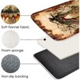 thumbnail image 2 of Thickened Rubber Bottom Anti-skid Bath Mat, Durable Flannel Mat Bright 7D Print Rug for Living Room, Absorbent Water Clearance MatS for Forfoundry Room and Kitchen, 2 of 6