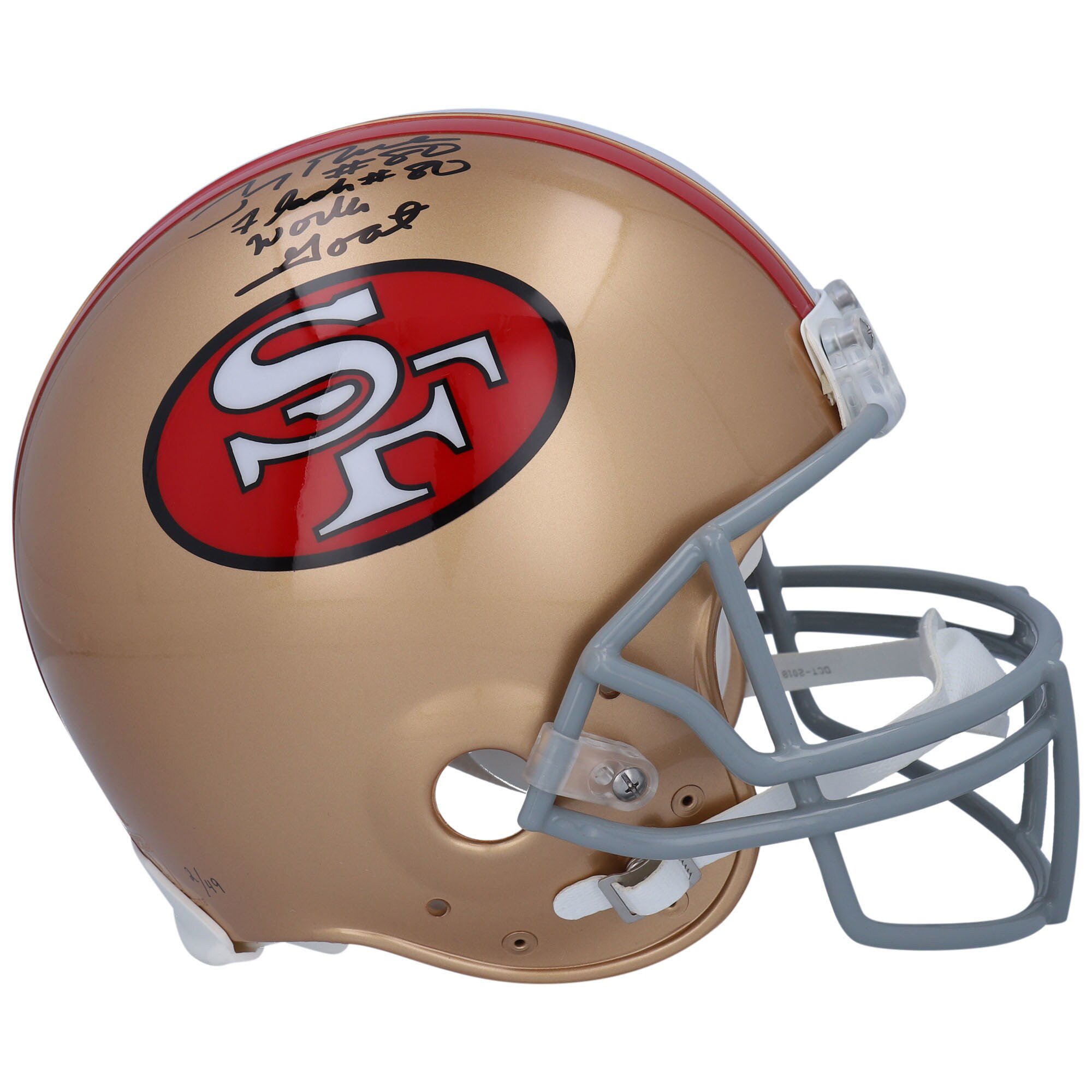 Jerry Rice San Francisco 49ers Memorabilia, Autographed Jerry Rice 49ers  Collectibles