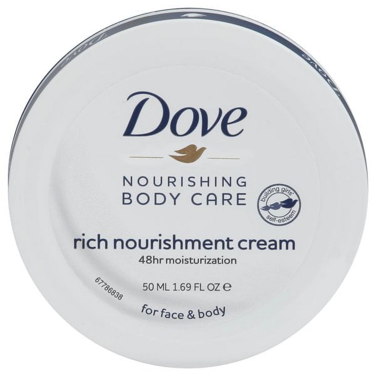 Dove Nourishing Body Care Beauty Cream for Face and Body, 50ml - pack 2