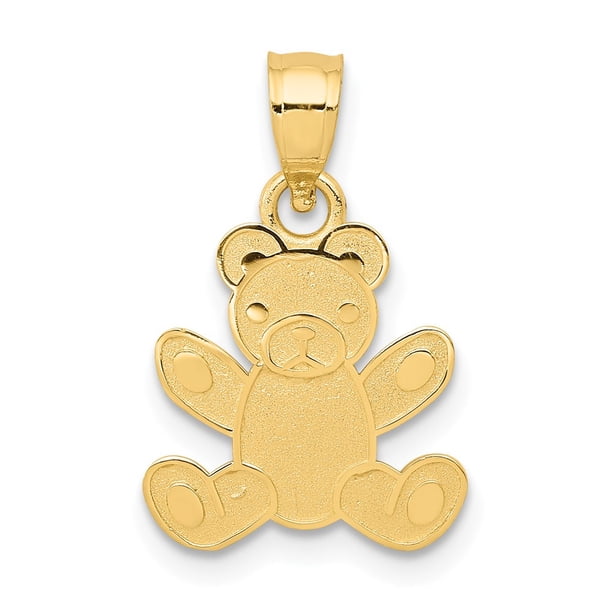 Tiny Teddy Charm 14K