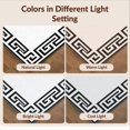 thumbnail image 7 of Design&I 8'x10' Washable Area Rug Sleek Flatweave Pet Friendly Traditional Greek Key Geometric Border Interlocking Meander Motif for King Size Bedroom, Under Bed, 7 of 7