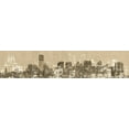 thumbnail image 2 of Stelfox, Norm 32x10 Black Ornate Wood Framed with Double Matting Museum Art Print Titled - Skyline II, 2 of 4