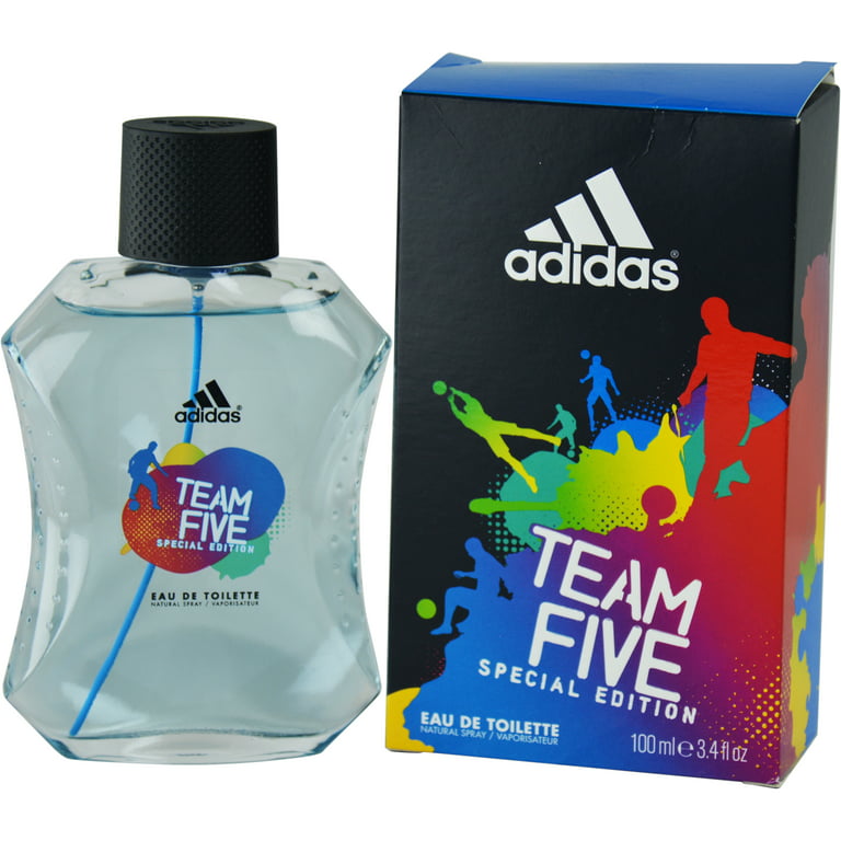 Adidas Team Five Eau de toilette Spray For Men 3.4 oz -