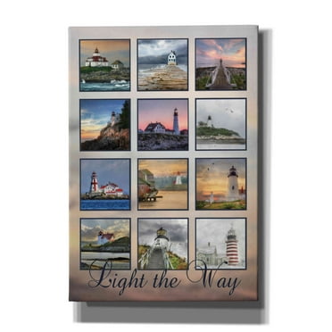 Epic Graffiti 'Light the Way' by Lori Deiter, Canvas Wall Art, 18"x26"