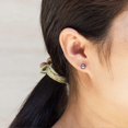 thumbnail image 2 of Sterling Silver Grey Shell Pearl Earrings--|Model code2259, 2 of 5