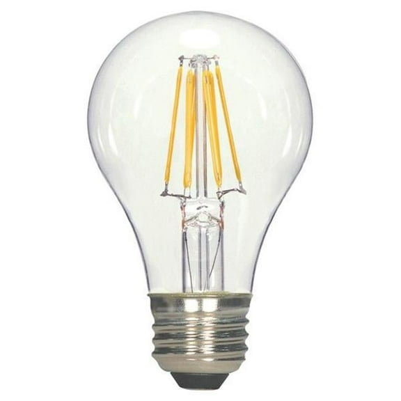 4.5W 2700K Dimmable LED Candle Clear Light Bulb, Warm White - Pack of 6