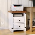 thumbnail image 6 of TROPOW Nightstand with Charging Station, 2 Drawers, USB Ports & Power Outlets, Modern Bedside End Table Accent Side Table for Bedroom or Living Room, 6 of 7