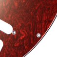 thumbnail image 2 of Red Tortoise Shell Pickguard 3 8 Hole For Guitar Ply 8 Hole For Guitar, 2 of 8
