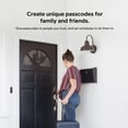 thumbnail image 4 of Smart Lock Google Nest x Yale, de gamuza negra, a prueba de manipulaciones, 4 of 9