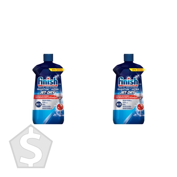 Finish Jet Dry Quantum Rinse Aid - Pack of 2