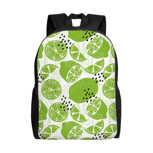 Balery Green Various Lemons Mochila - Mochila Estilosa y Duradera para Laptop de 15 Pulgadas con Tela Oxford Impermeable