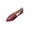 #069-Wine, variant on Taylonsss Women's Versatile Casual All-Season Breathable Soft-Soled Plus Size Trendy British Style Pointed-Toe Flat Shoes for Everyday Comfort