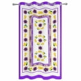 thumbnail image 2 of Outdoor Curtains for Patio Waterproof, Purple Lemons Windproof Pravicy Outside Porch Blackout Curtain, Summer Watercolor Italian Style Flower Sun Blocking Grommets Curtains for Cabana Gazebo 54"x84", 2 of 9