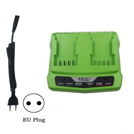 

JSSH Li-ion Battery Charger For Greenworks 24V Rechargeable Chainsaw Electric Tool