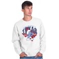 thumbnail image 5 of The Smurfs Are Bigger in Texas State Sweatshirt for Men or Women Brisco Brands S, 5 of 6
