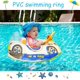 thumbnail image 5 of Anillo de natación para niños Rojo Verde boya inflable para piscina para niños asiento de piscina para bebés 60 * 60 cm, 5 of 5
