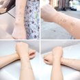 thumbnail image 4 of Trayknick 2Pcs Waterproof Shiny Metallic Gold Glitter Tattoo Sticker Temporary Body Art, 4 of 13