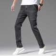 thumbnail image 6 of Youmylove Mens Jeans Slim Fit Stretch Jeans Casual Denim Pants For Men Straight Leg Fashion Comfort Flex Waist Pants Cargo Denim Pants, 6 of 9