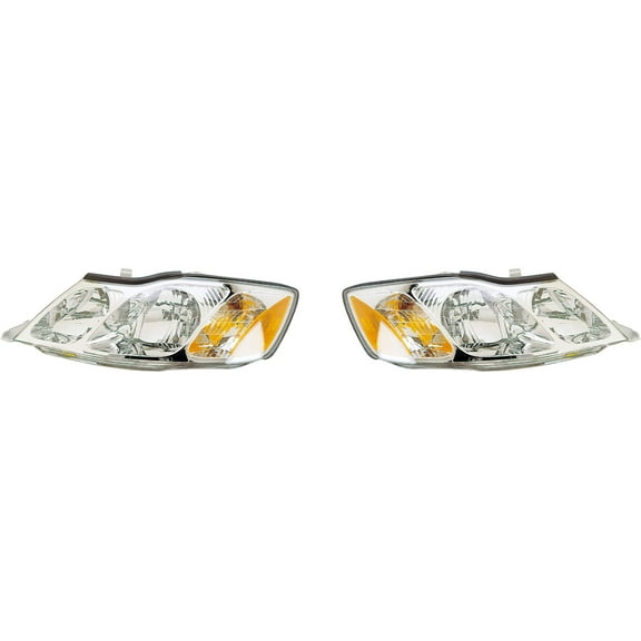 EPIC LIGHTING OE Style Halogen Headlights Assembly Replacement for TOYOTA 00-04 AVALON [ TO2502132 TO2503132 81150AC040 81110AC040 ] Pair