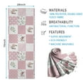 thumbnail image 2 of Pioneer Flower Floral Print Pattern Hot Yoga Mat Towel Non Slip for Hot Yoga - Quick-Drying Yoga Mat Cover with 4 Corner Pockets with Travel Bag - Hot Yoga Towel Non Slip 70"x26", 2 of 6
