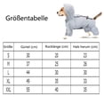thumbnail image 2 of Chubasquero para perro, chaqueta impermeable ajustable para exteriores, impermeable, con patas, chaqueta para cachorro repelente al agua con rayas reflectantes largas para perros pequeños y medianos, 2 of 5