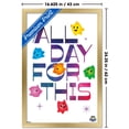thumbnail image 3 of Nintendo The Super Mario Galaxy Movie (2026) - Lumas All Day Wall Poster, 14.725" x 22.375" Framed, 3 of 5
